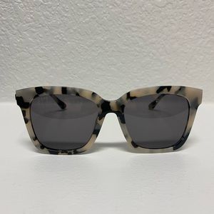 Diff Bella Leopard Polarized Sunglasses